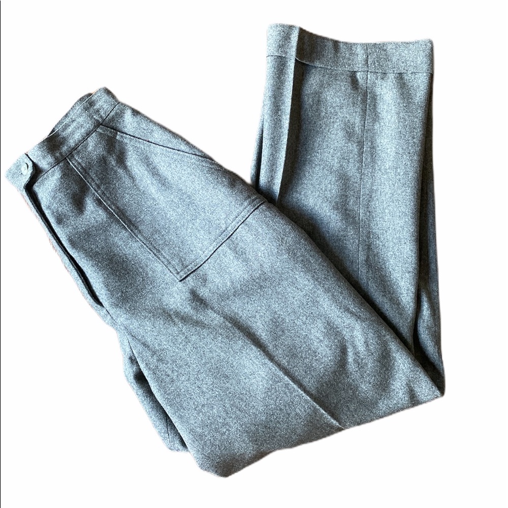 Reflections Vintage women’s grey cargo wool pant